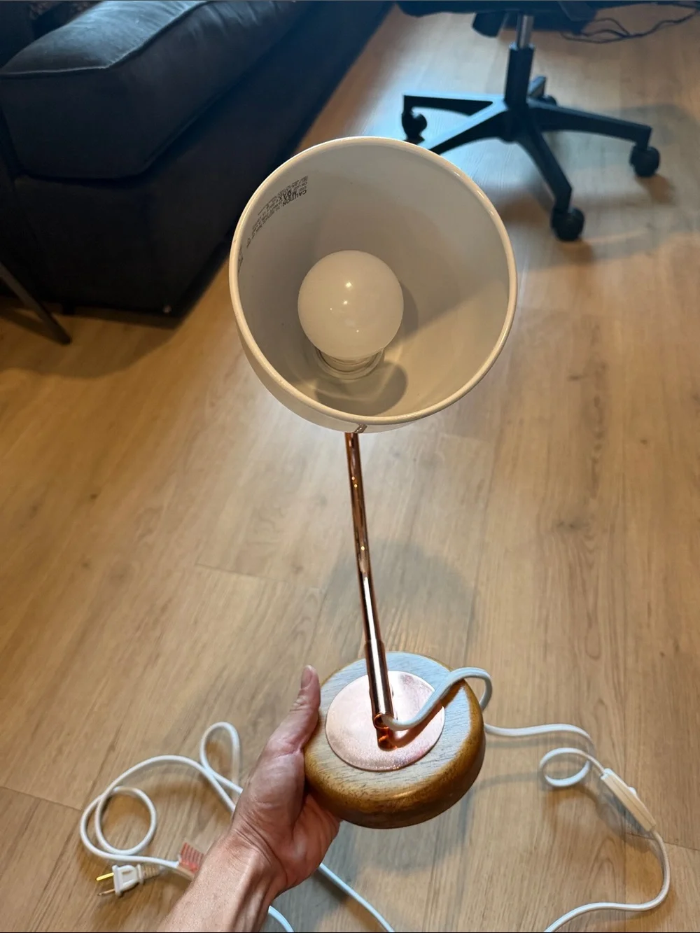 Rose Gold Sconce